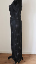 Indlæs billede til gallerivisning 1990s Maxi spaghetti strap | 'Pazzione Collection' | Metallic dress | Modern size Large