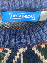 Indlæs billede til gallerivisning 1980 Decathlon Fair Isles Pullover Jumper | Modern Size X Large Unisex