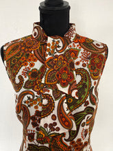 Load image into Gallery viewer, 1970 'Miss Mary of Sweden' | Paisley Print dress | Modern size Large