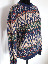 Indlæs billede til gallerivisning 1980 Decathlon Fair Isles Pullover Jumper | Modern Size X Large Unisex