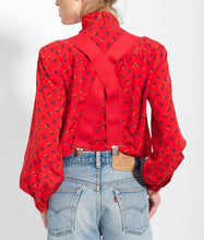 Load image into Gallery viewer, Vintage Signature Red Pendleton Blouse Size Medium