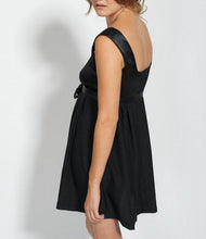 Load image into Gallery viewer, 1990s Mini Black Babydoll dress | Designer 'Les Craneuses' | Modern Size Small