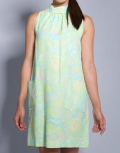 Load image into Gallery viewer, Vintage Lime green Pastel Psychedelic Mod Dress Miu Miu Style | Size Small