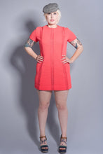 Load image into Gallery viewer, 1960s Pink Mod Mini Designer Dress | 'Meg Madison New York' | Modern Size Large