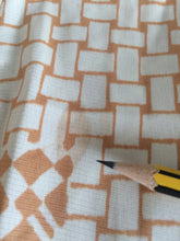 Load image into Gallery viewer, Vintage Union Made 1930’S Mustard Printed Drop Waist Dress Size Large