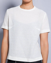 Load image into Gallery viewer, 1960s Cream Gold Sweater Blouse | Modern Size Medium