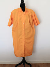 Load image into Gallery viewer, Vintage Gianfranco Ferré 1980 Oversized Marigold shirt dress | Modern European Size 42
