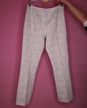 Indlæs billede til gallerivisning 1960s | Alison Jane | Brocade two piece | Silver | White Modern Size Large