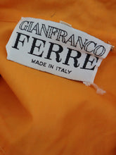 Load image into Gallery viewer, Vintage Gianfranco Ferré 1980 Oversized Marigold shirt dress | Modern European Size 42
