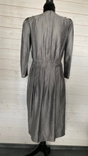 Load image into Gallery viewer, Vintage Marie Louise Tokyo Metallic Silver Dress