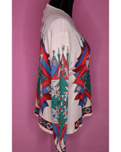 Load image into Gallery viewer, 1970s | Abstract print blouse | Modern Size Large