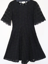 Load image into Gallery viewer, 1960 Black Lace Dress