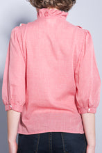 Load image into Gallery viewer, 1970s Ms. Paquette of California Gingham blouse | Modern size Medium Large