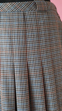 Load image into Gallery viewer, Lady H. Hammer 1970s wool plaid skirt | modern size large
