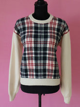 Ladda upp bild till gallerivisning, Vintage 1990s Tartan &#39;McGregor Sportswear&#39; Sweater | Fair Isles Knit | Size Large
