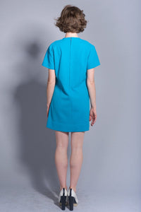 Vintage Mod Style Turquoise Dress size Medium
