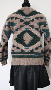 'That's the Real American Flavor' Vintage Winter Knit Jumper | Modern size Large